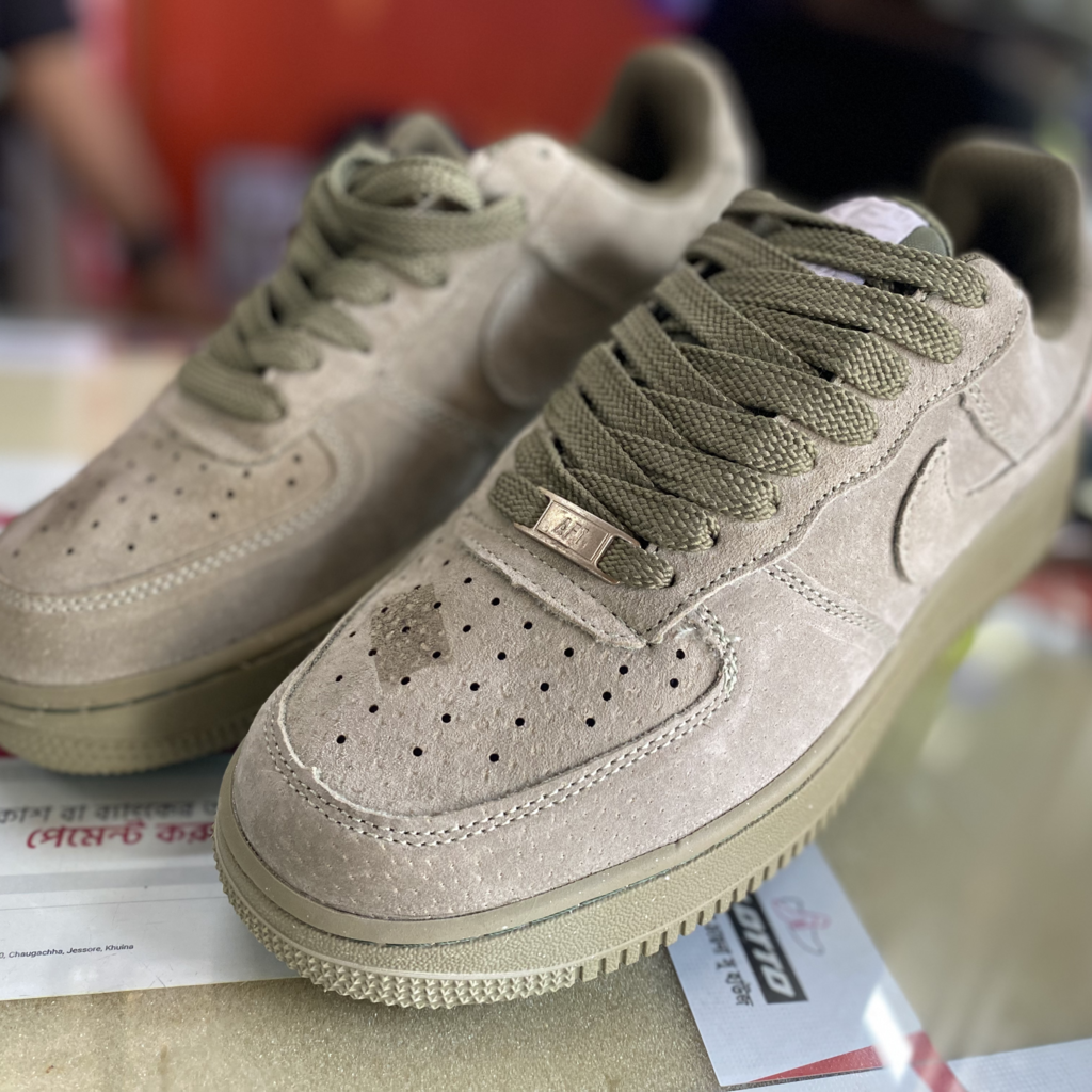 IMG_4716 Khaki Suede Court Sneaker - ছবি 1